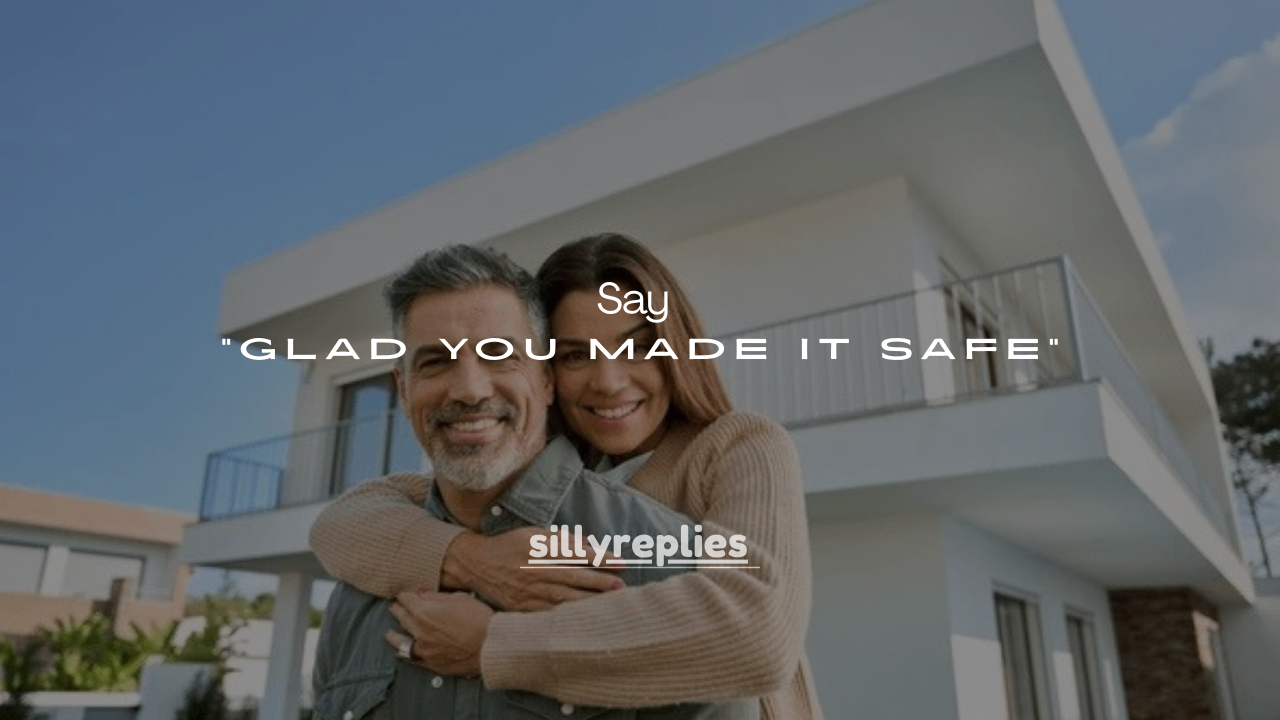 100+ Best Ways to Say “Glad You Made It Safe”